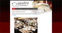 Desktop Screenshot of gastro.blackpaper.cz