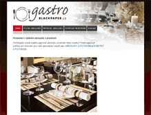Tablet Screenshot of gastro.blackpaper.cz